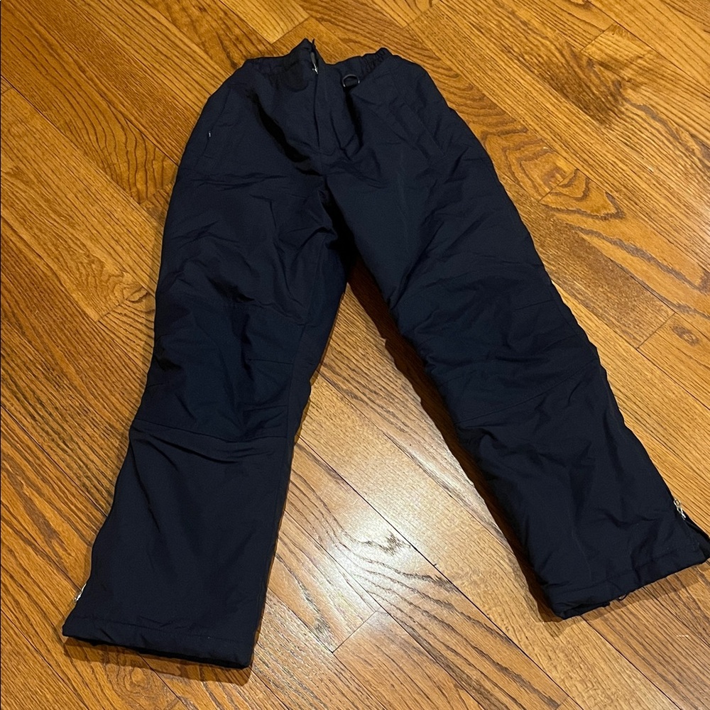 Lands' End Navy blue snow pants young boys size 12